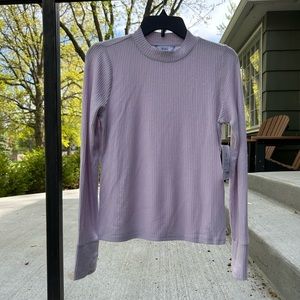 Athleta Lavender Mock Neck